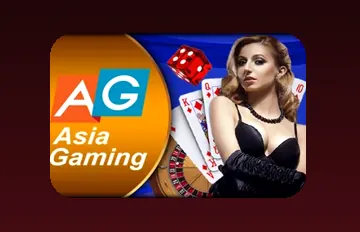 โลโก้ค่ายเกม Asia Gaming ที่เล่นได้บน betflix
